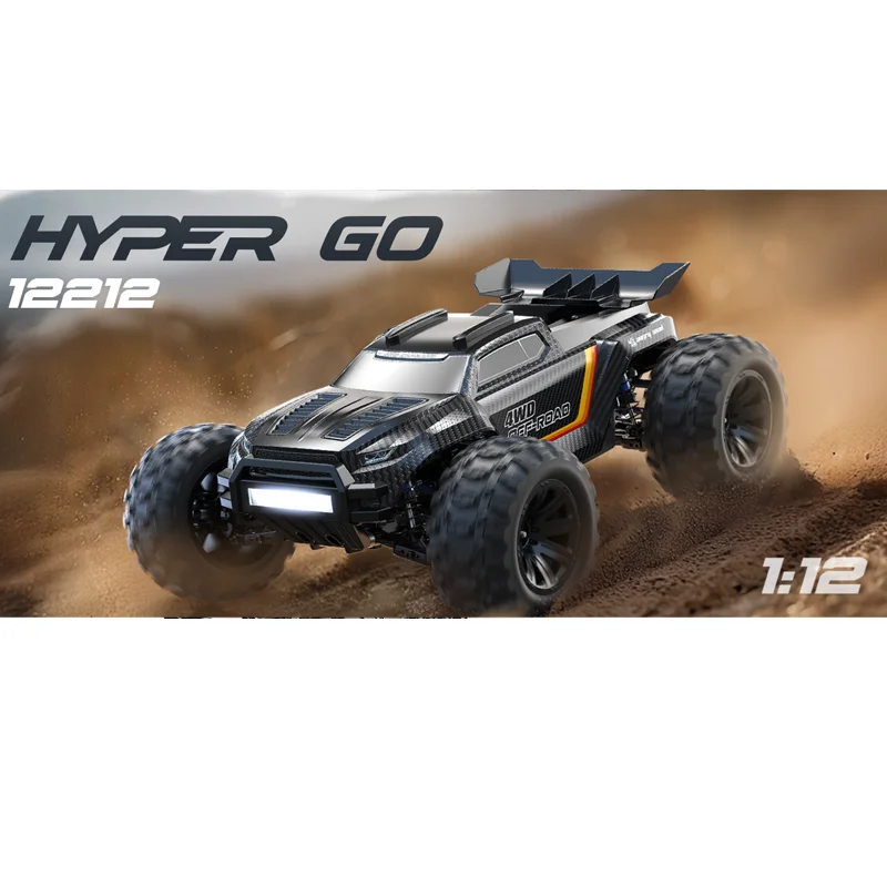 New Stock MJX 12122 Remote Control Car 1/12 Brushless Metal Hydraulic Chrome Steel Motor Teeth Simulation Alloy Miniature