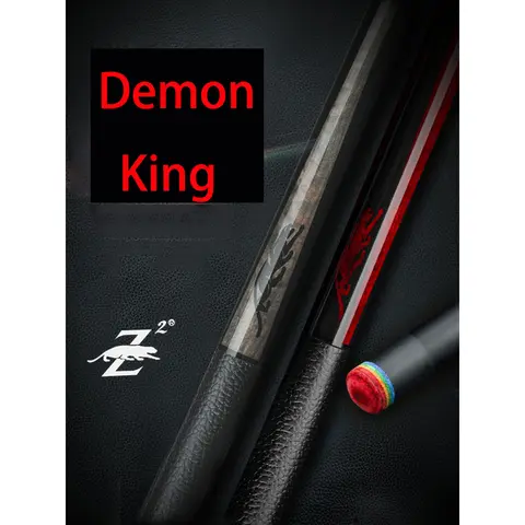 2023 New Arrival Demon Pool Cue Stick Black Shaft 10.8mm/11.8mm/13mm Tip Size Uni-Loc Joint With Pool Cue Case Set