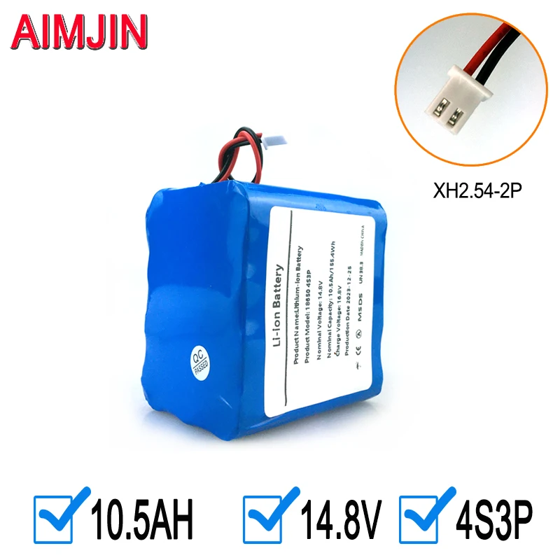 

4s3p 14.8V 10.5AH 18650 Lithium-ion Battery Pack Used for Electronic Products Built-in Battery