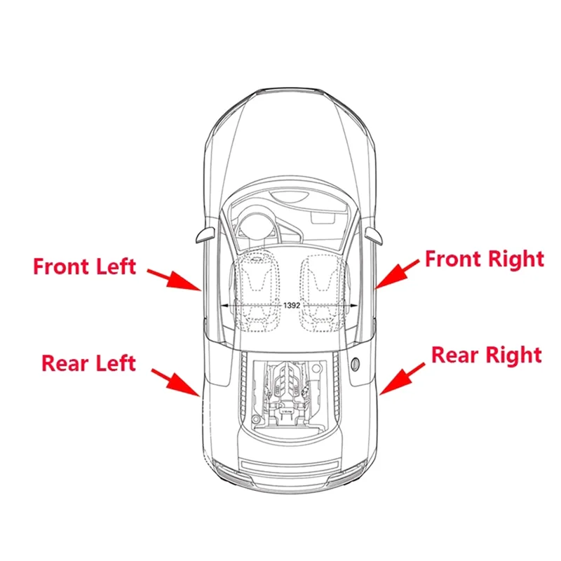 Car Rear Left+Right Exterior Outside Door Handle 69230-60010,69240-60010 for Toyota Land Cruiser 80 LC80 1991-1997