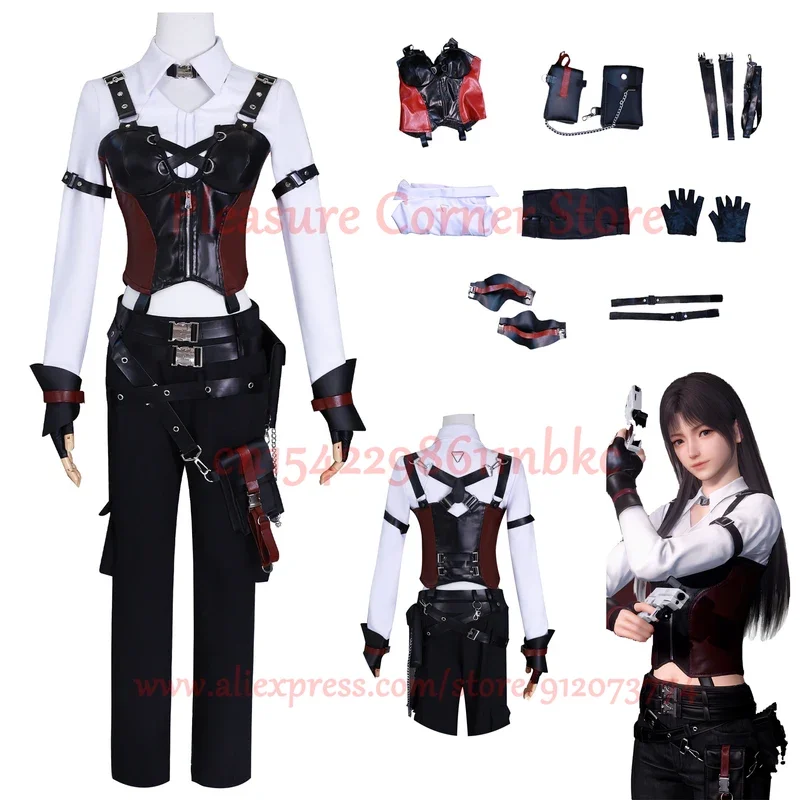 

Love and Deepspace Heroine Zayne Xavier Rafayel Cosplay Costume Full Set Outfits Miss Hunter Cosplay Costumes Uniform