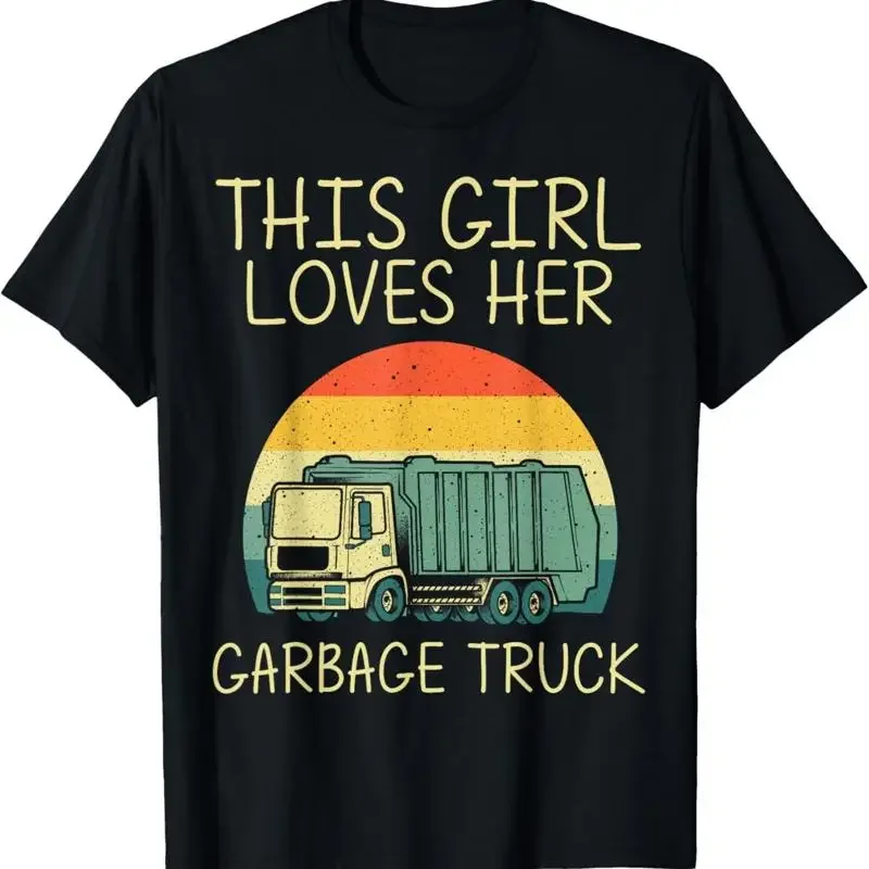 Cool Garbage Truck For Girls Trash Waste Management T Shirt