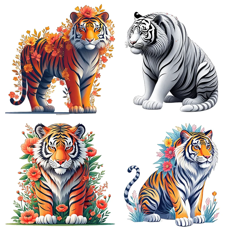 Three Ratels CC187 Traditional style tiger wall stickers for home decoration iPad decal car stickers