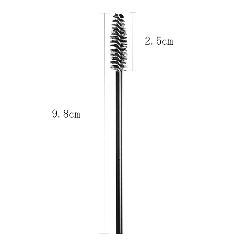 50/1000 Stuks Wegwerp Wimperborstels Wimpers Verlenggereedschap Wenkbrauwborstel Mascara Toverstokken Applicator Spoolers Make-Up Tools