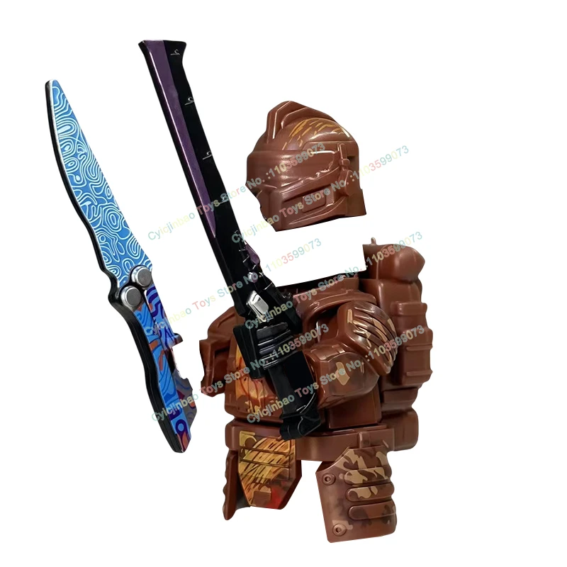 Dr23 dr24 dr25 moc armadura pesada cavaleiro figura de ação armas acessórios tijolos criativos modelos brinquedos para crianças presentes natal