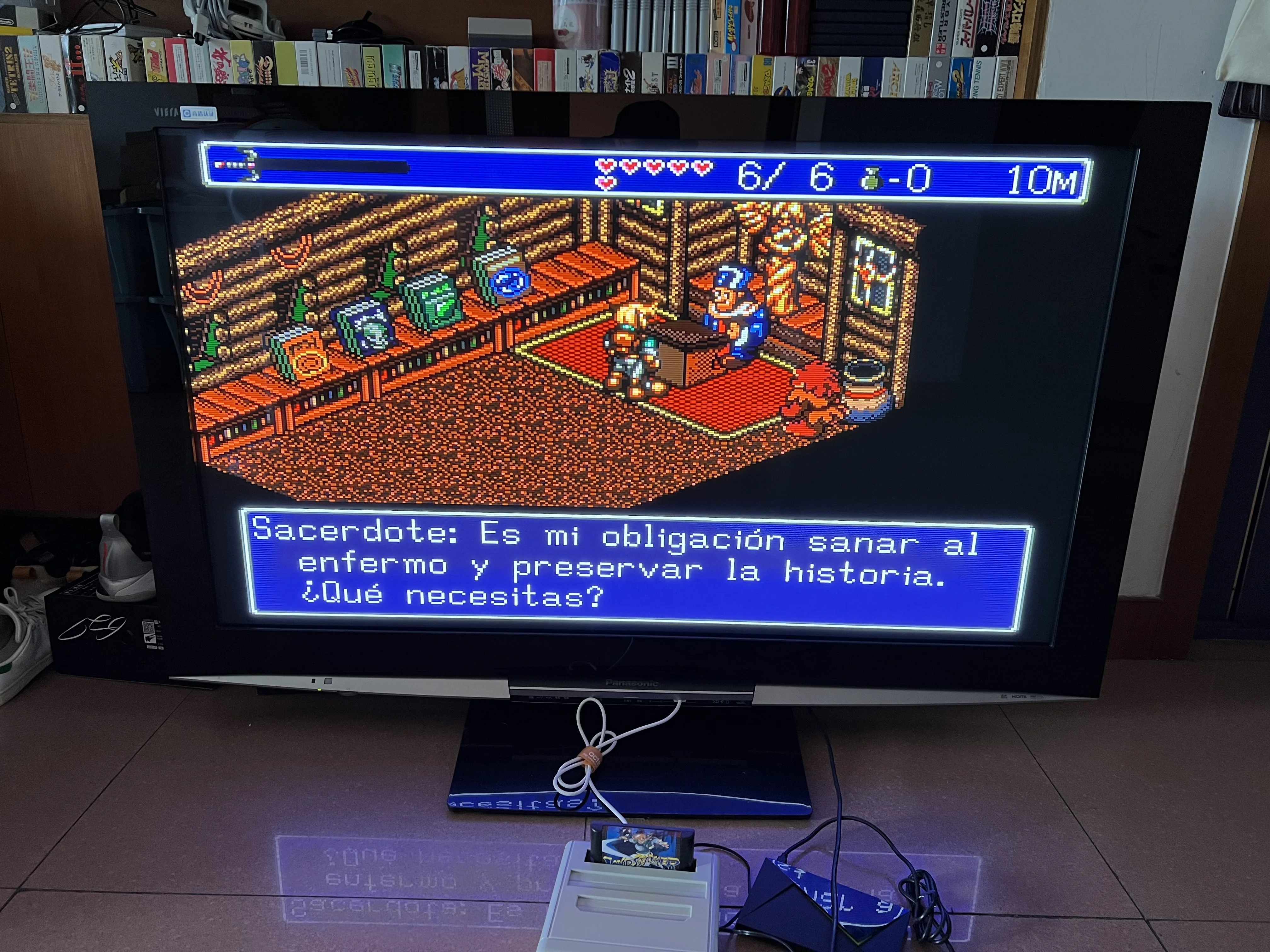 MD Trò Chơi: LandStalker (Châu Âu PAL Phiên Bản!!!!!! Ngôn Ngữ Tây Ban Nha!!)