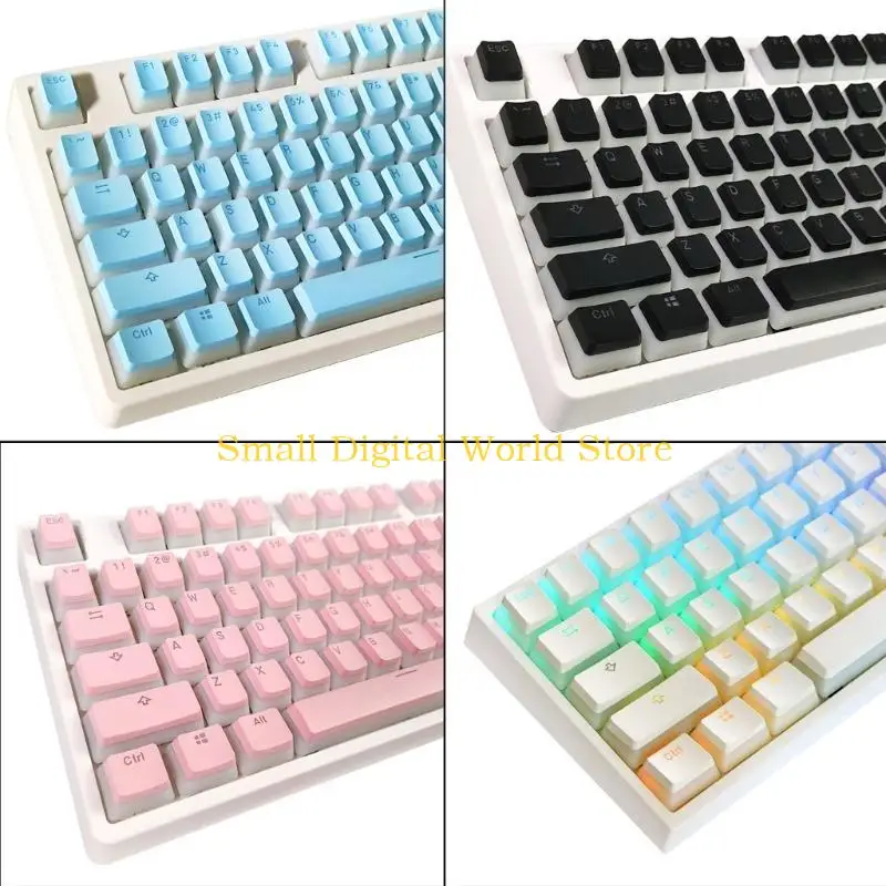 77ub 117 Kunci Keycaps OEM Formx Switch Mekanik Keyboard Terpalus Lampu Translucent