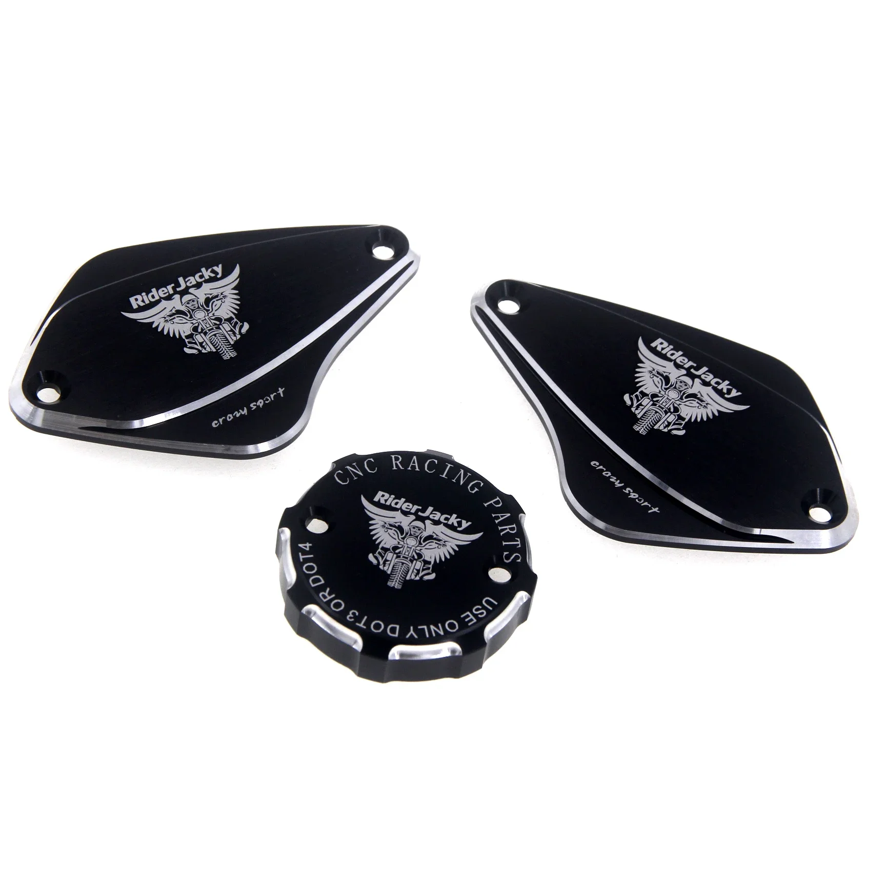 For Ducati X-DIAVEL XDIAVEL S 2016-2021 Motorcycle Front Brake Clutch and Rear Brakes Fluid Reservoir Cap Cover