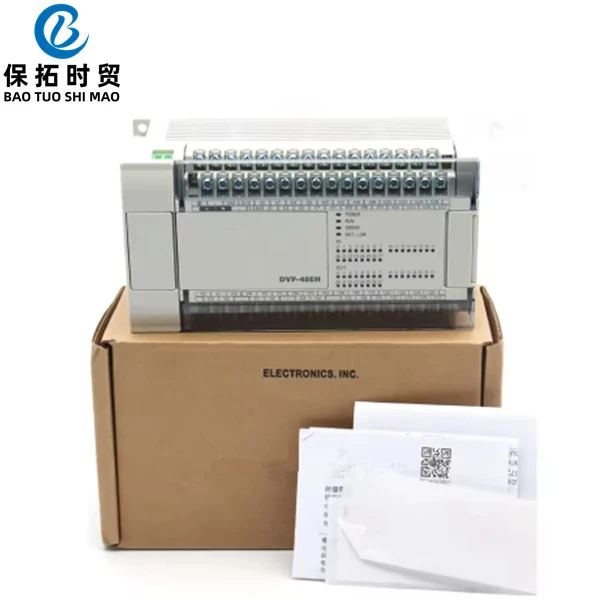 The new model for 2026 is DVP48EH00T3 48-channel digital input EH3 series 24DI 24DO relay PLC programming controller