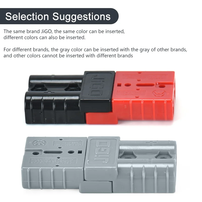 2P Power Connectors Quick Charging Plug with Copper Contact Electric Car Battery,UPS Cable Trailer 50A 120A 175A 350A DC 600V