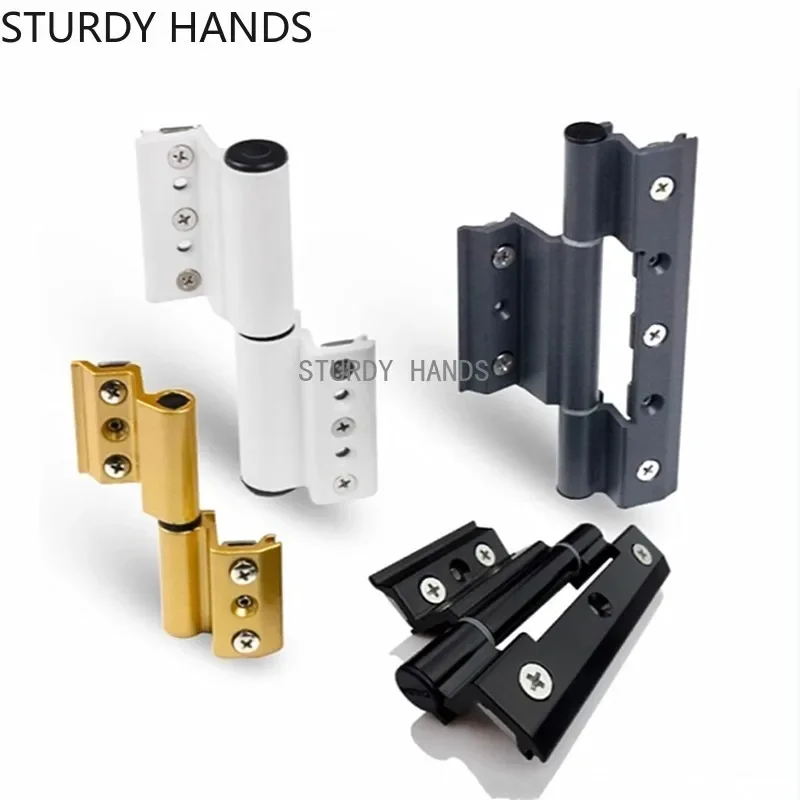 1Pc High Quality Insulation Broken Bridge Folding Hinges Aluminum Alloy Door and Window Broken Bridge Hinge Furniture Hardware