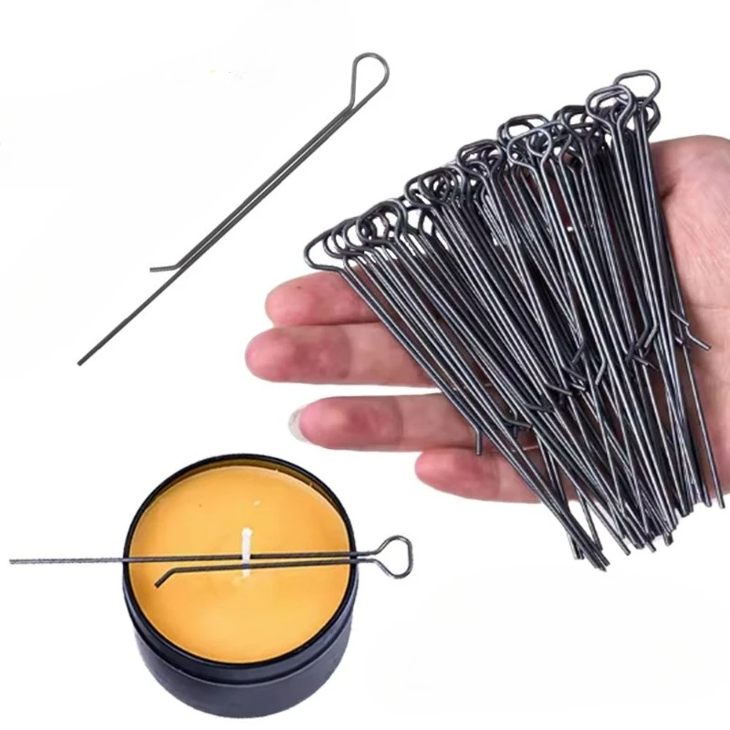 30/50pcs Candle Wicks Positioners - Fixing Candle Wicks Clamps, Candle Making Positioning Tools, Centering Tools