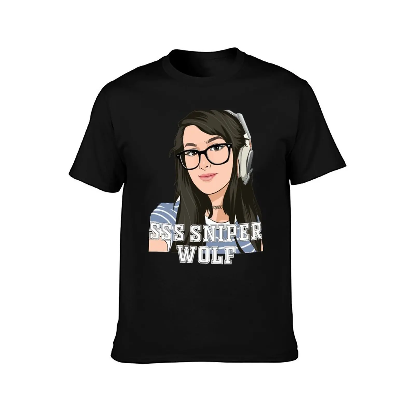 SSS Sniper Wolf T-Shirt Casual Breathable Short Sleeve Top T-Shirt