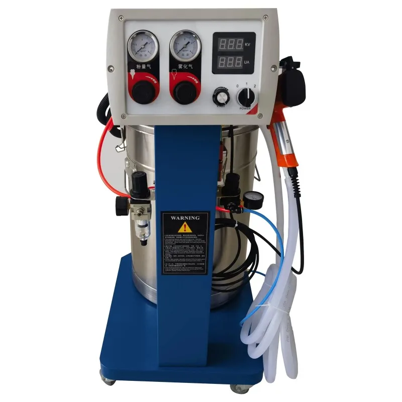SLD‑603 Electrostatic Powder Coating System 50W 100KV 45L Hopper With Spray Gun Industrial Surface Finishing Equipment