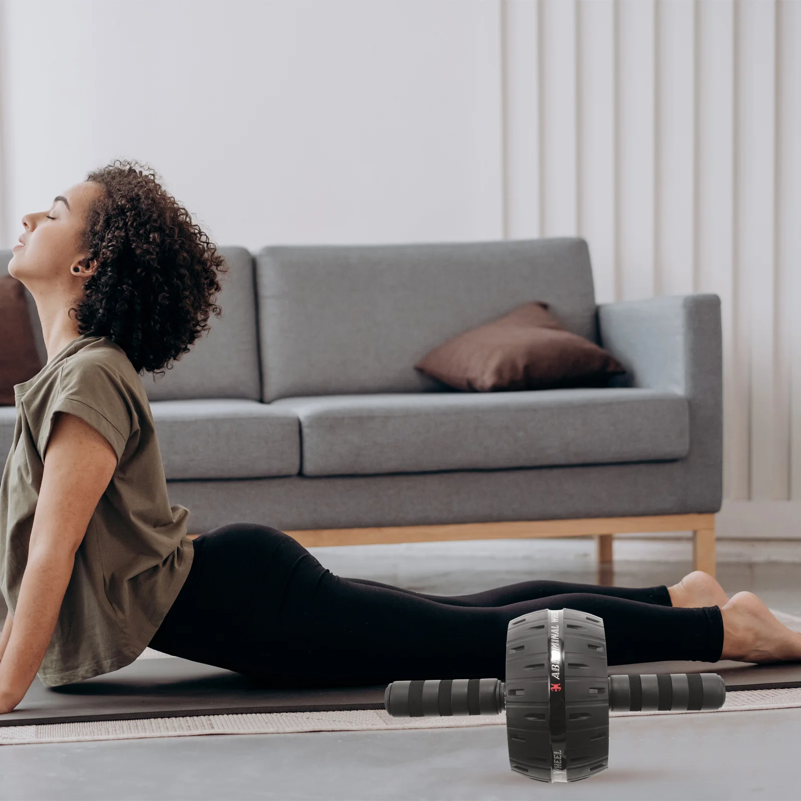 

Ab Large Design Easy Equipment For Abdominal Training Fat Burning Ab Roller Wheel Exercise Roller Fitness