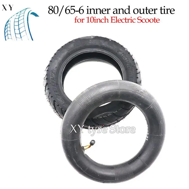 80/65-6 Tires TUOVT Outer Tyre 10x2.50  Inner Tube Upgrade Parts for Kugoo M4 Quick 3 Zero 10X Inokim OX PRO Electric Scootre