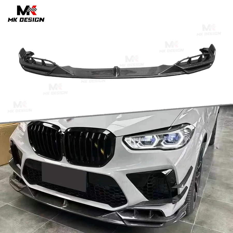 

Carbon Fiber LD Style Front Bumper Lip Chin Spoiler for BMW X5M F95 2019-2023 Front Lip Splitters Car Accessories