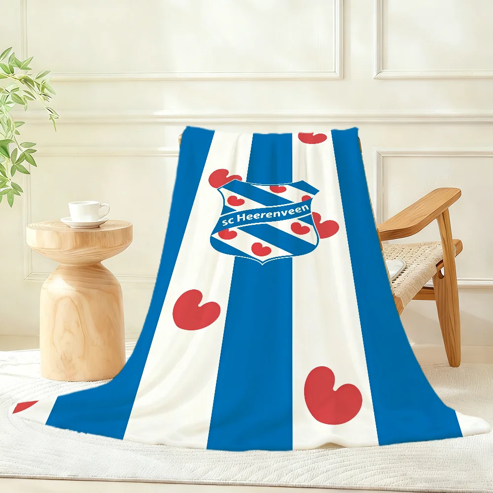S-Sc Heerenveen-N Blanket Throw Super Cosy Plush Living Room Sofa Couch Childish Birthday Gifts