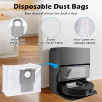 A010 30PCS Brush Mop Cloth Dust Bag Filter Kit For Roborock S8 Maxv Ultra Vacuum Cleaner Accessories Replacement Parts