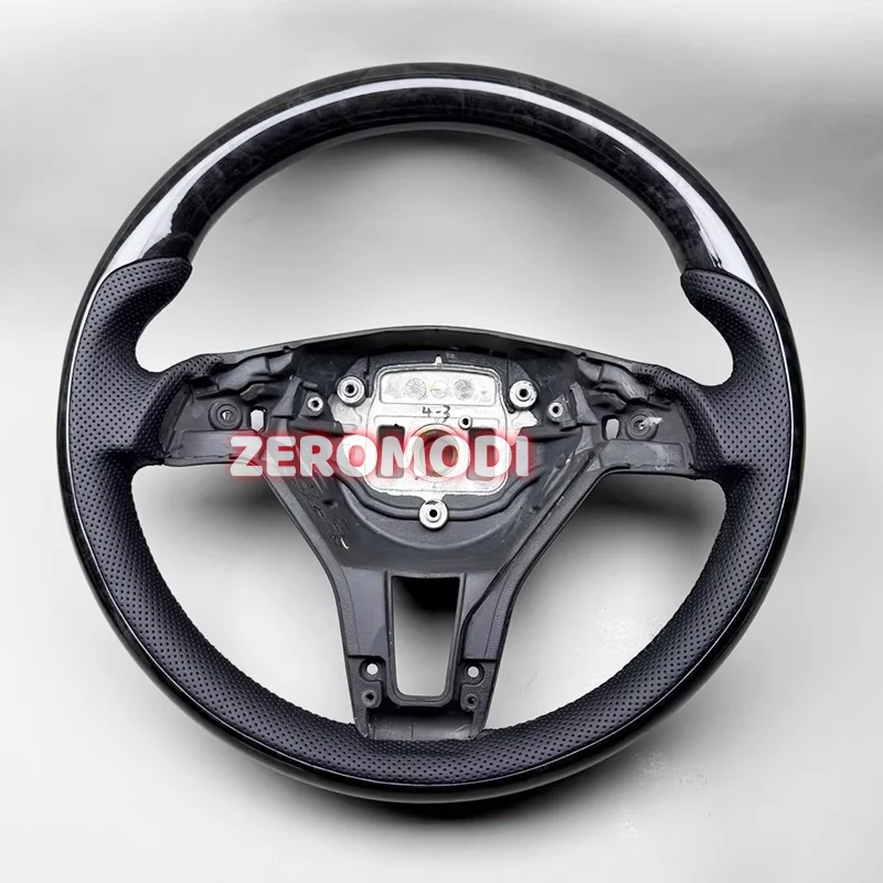 For Mercedes Benz C63 C E GLK CLASS W176 W204 W207 S204 W212 W218 Wood Leather Steering Wheel Replacement