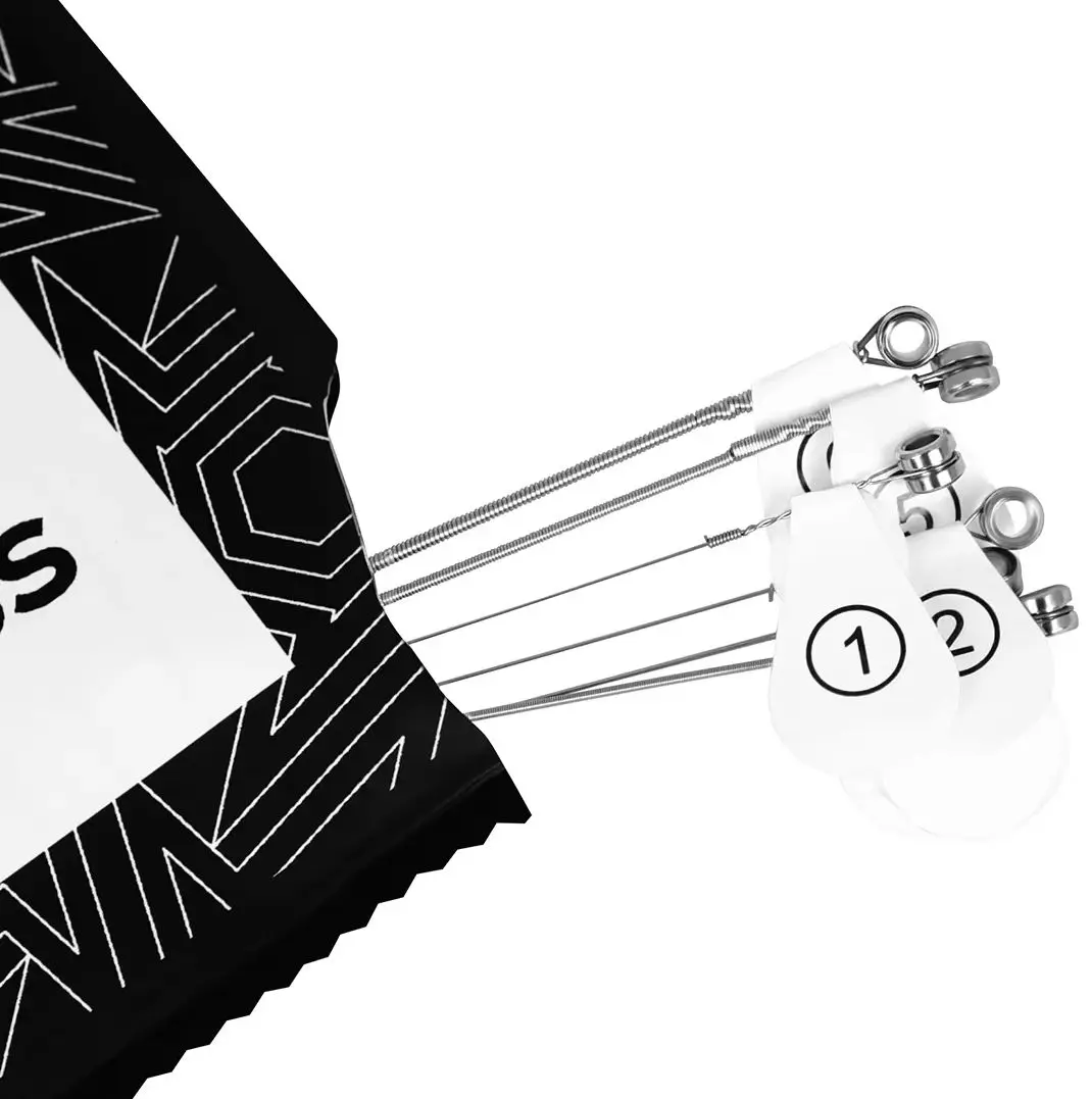 IRIN 6 سلاسل الغيتار الكهربائي سلاسل عالية الكربون الصلب الأساسية مانع االصدأ PVD أيون طلاء سلاسل الغيتار الكهربائي الغيتار الملحقات