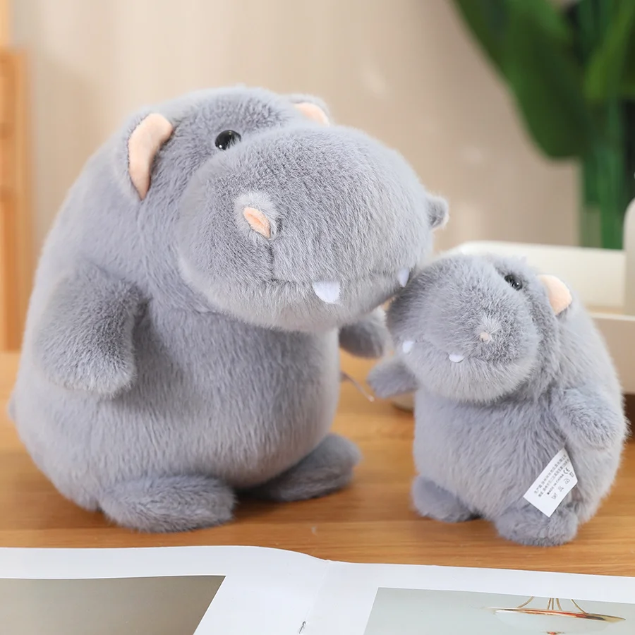 12/22/35CM Hot Sale Hippopotamus Plush Toys Soft Stuffed Doll Cute Baby Hippo Stuffed Toys Lovely Gifts