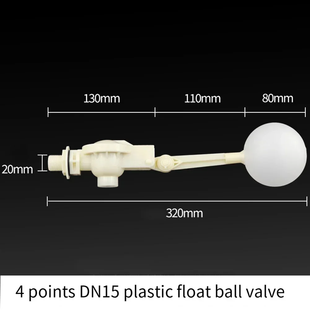 

4mm/6mm/1in Float Valve Water Tower Aquarium Fish Water Tank Ballcock Level Control Vertical Horizontal Dual-use Floatvalve