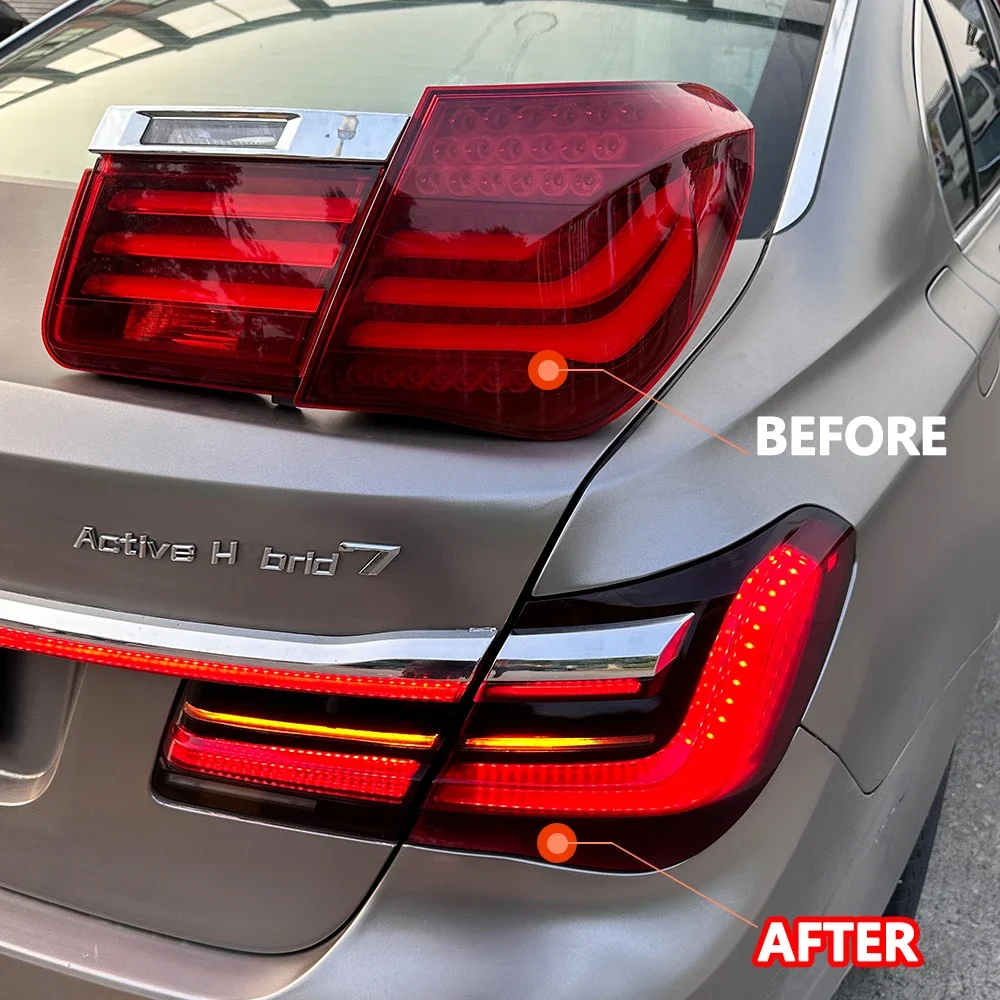 Modified F01 Tail Light for BMW 7 Series  F01 F02 2010-2015 Car To Upgrade To G11 Style Rear Light