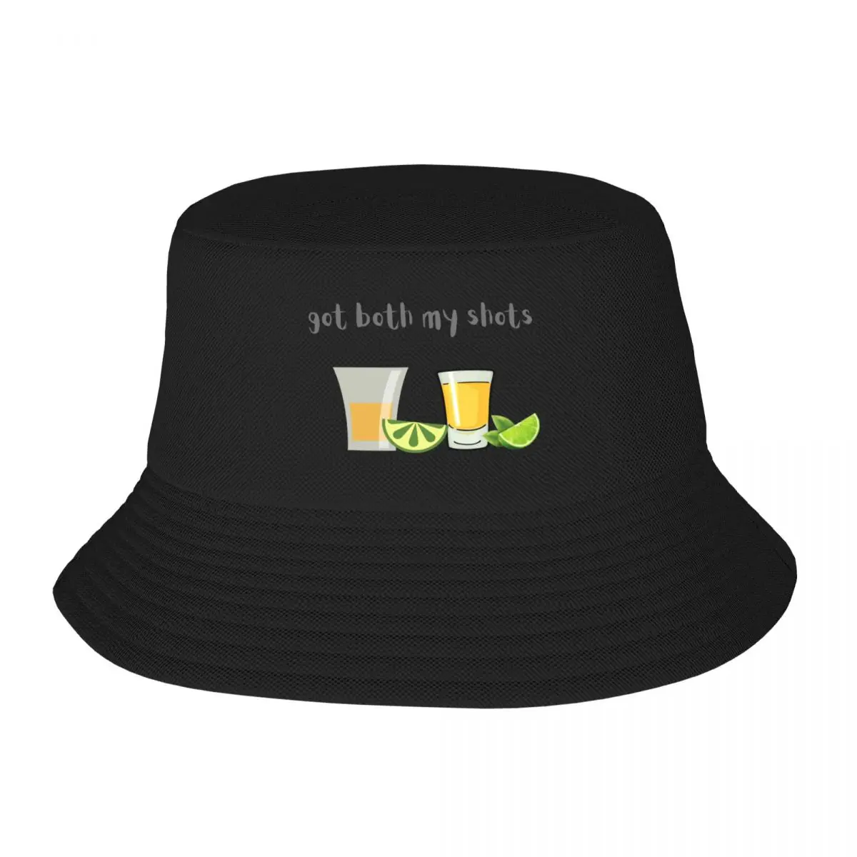 New Got both my shots Bucket Hat Luxury Cap Golf Wear party hats Beach Bag Cap Woman Men's