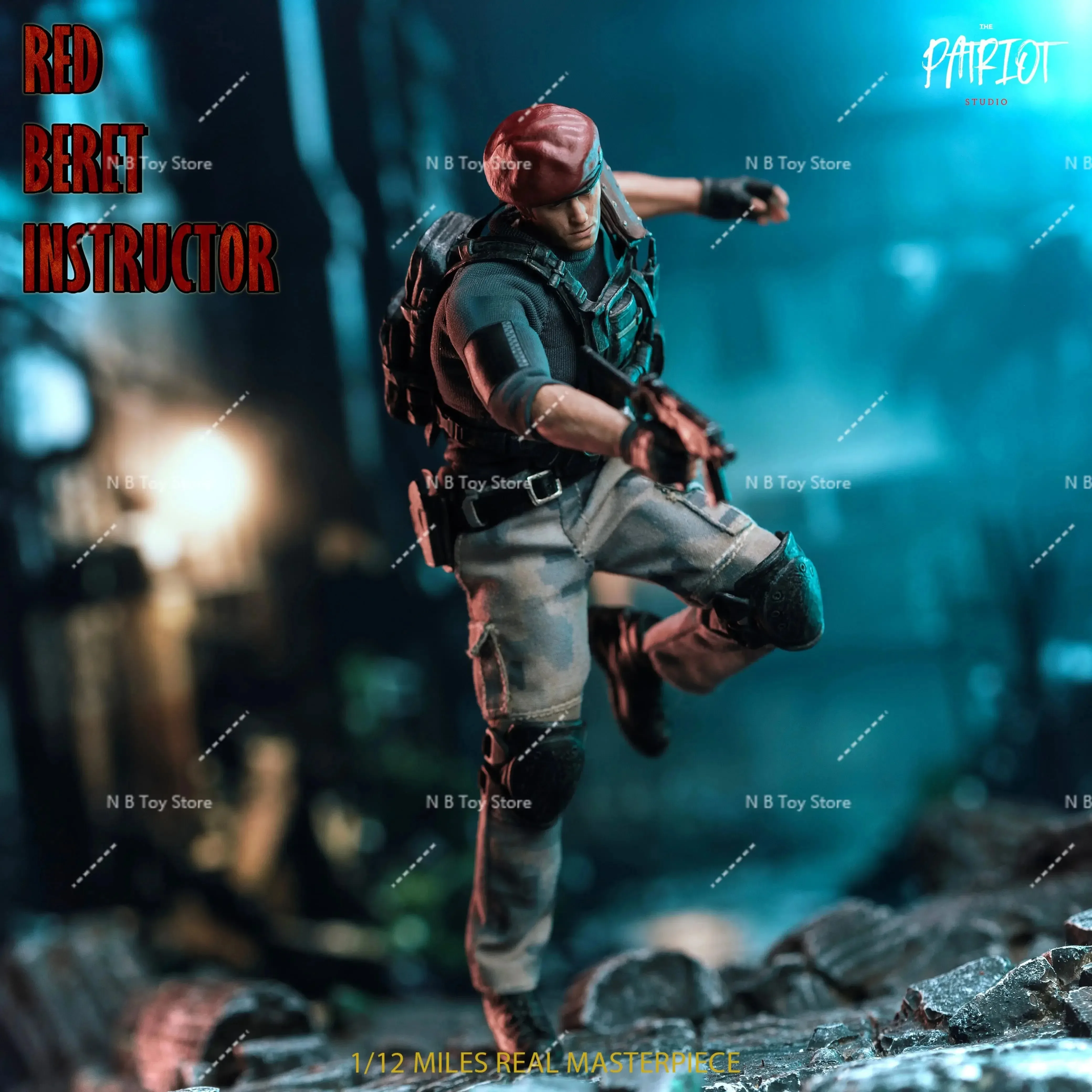 패트리어트 스튜디오 1/12 남자 군인 잭 강사 특수 부대 풀 세트 6 인치 액션 피겨 모델 컬렉션 완구