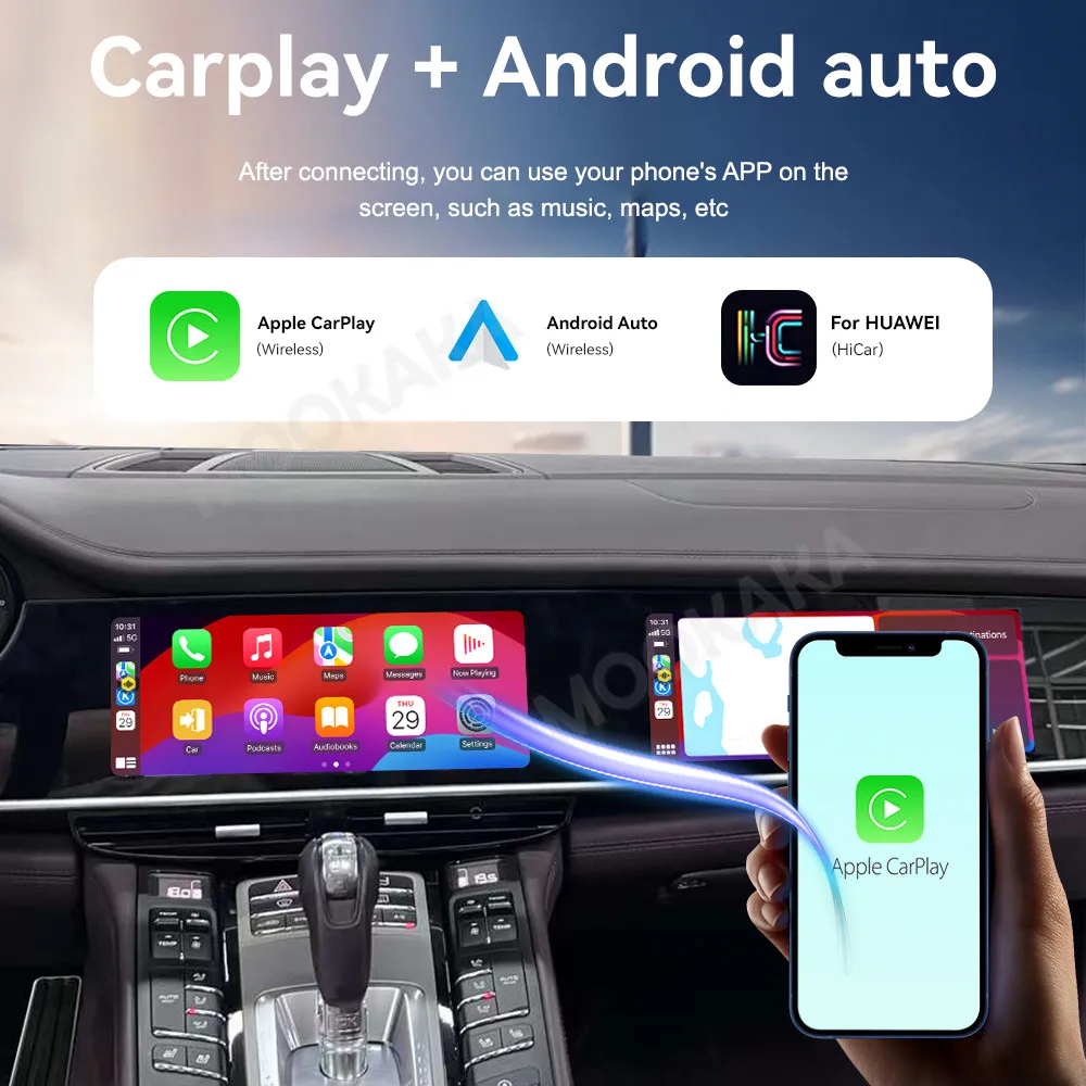

Для Porsche Panamera 2010-2017: Автомобильная мультимедийная система Android 13 с GPS-навигацией, Carplay, Auto, Wi-Fi 5G, интеллектуальная система, Bluetooth
