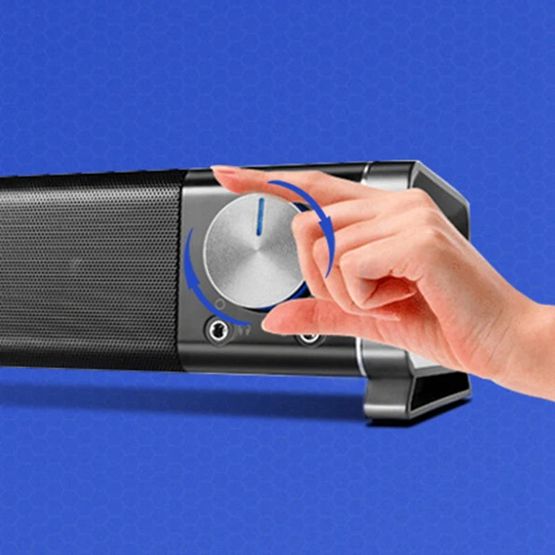 컴퓨터 스피커 스테레오 USB 전원 블루투스 사운드 바, 보조 멀티미디어 스피커, PC 노트북 데스크탑 스피커, 3.5mm