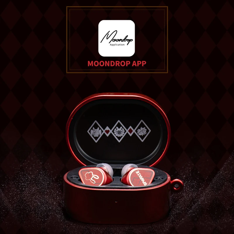 MOONDROP Honkai: Star Rail Sparxie RT – słuchawki bezprzewodowe TWS z technologią adaptacyjnego redukcji szumów (ANC), Bluetooth 6.0, mini, wysokiej jakości dźwięku. — zdjęcie produktu 6