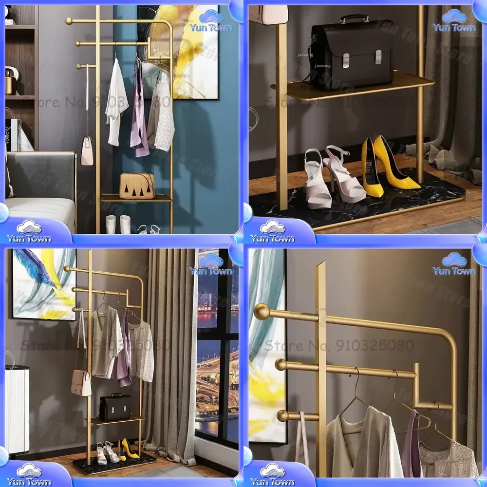 for Nordic Living Room Hanger for Floor Standing Coat Rack for Hotel Clothing Store Single Pole Clothes Stand for Modern Home