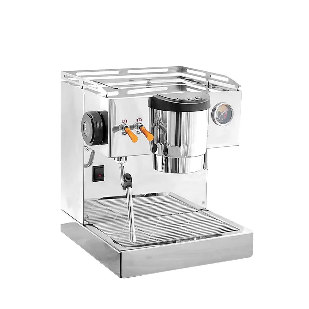 Semi-automatic coffee machine, Italian double pump household independent steam, latte milk foam, coffee machine