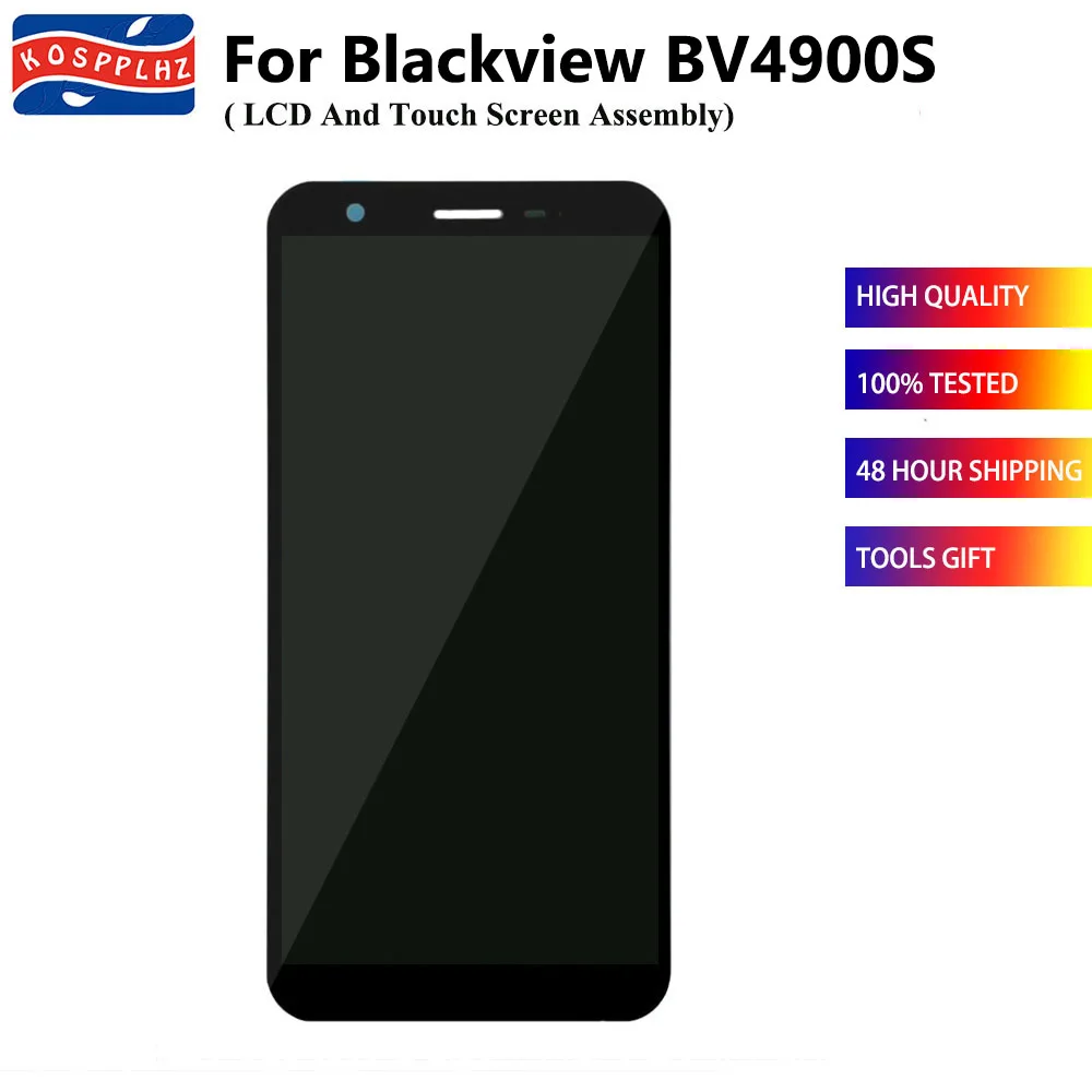 5.0-Inch For Blackview BV4900S LCD Display Screen Front Touch Glass Replacecment For BV 4900 4900S BV4900 Pro LCD + Tools