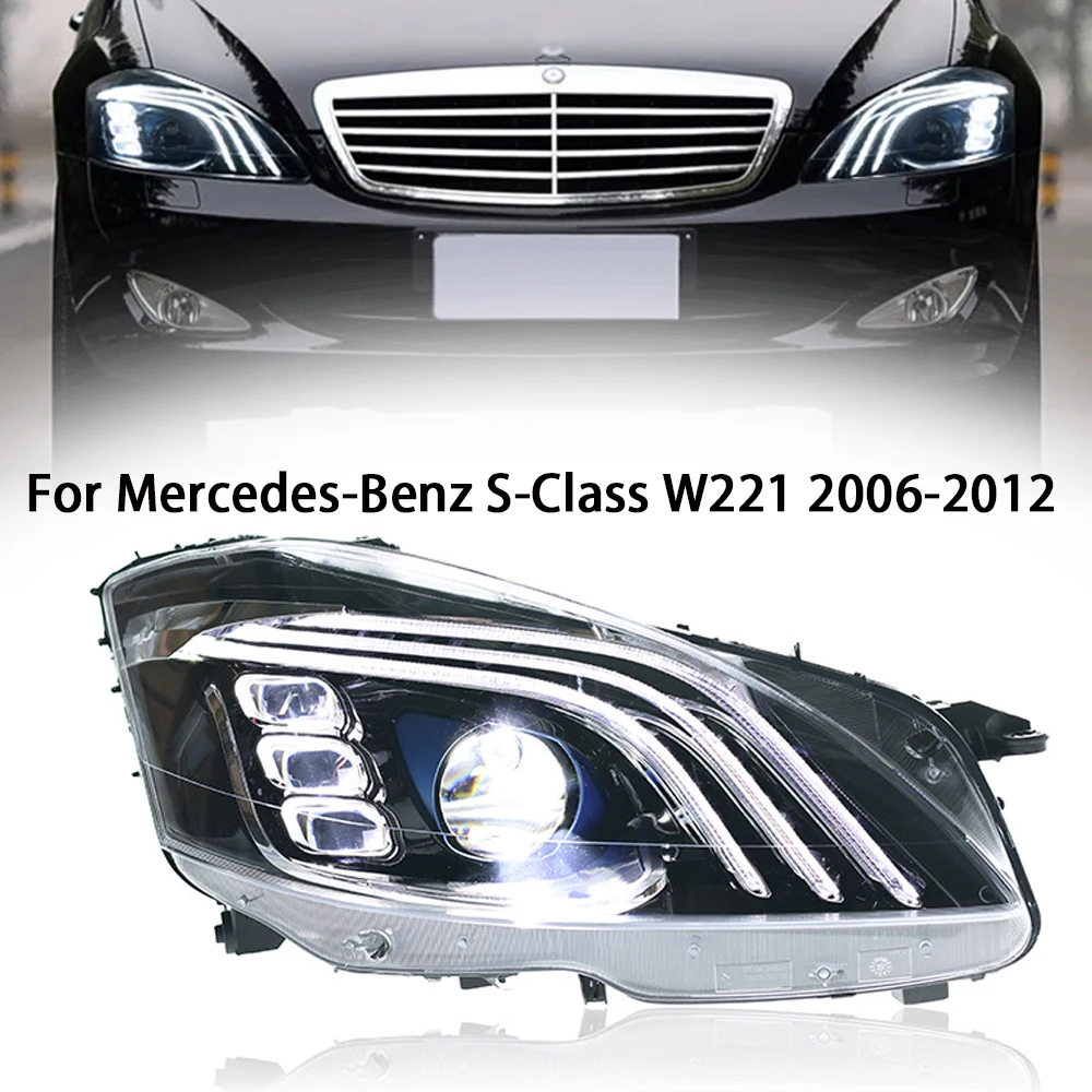 

For Benz Car Styling Head Lamp for W221 Headlights 2006-2012 S300 S400 Headlight LED DRL Signal Maybach Style Auto Accessories