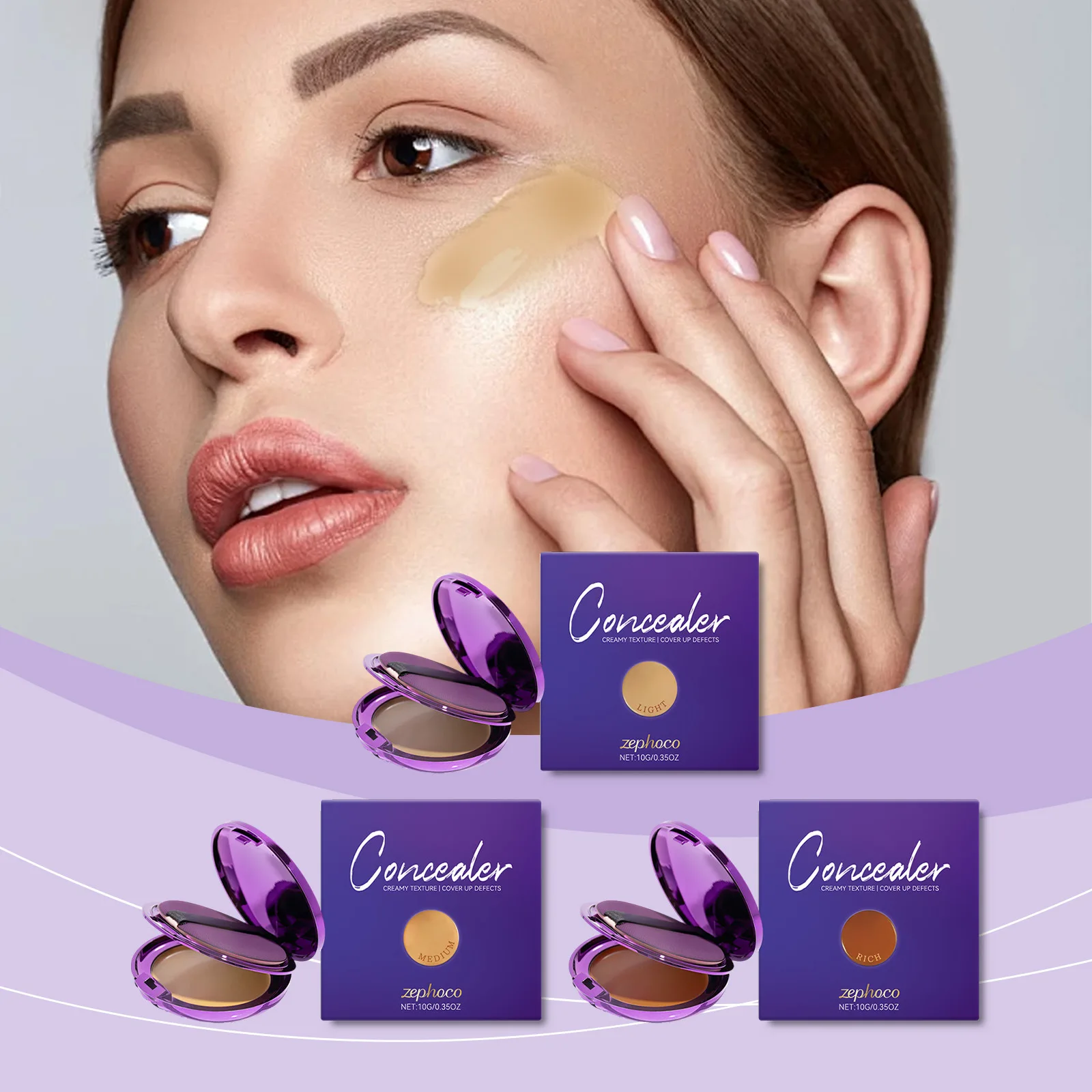 Kremowy korektor o efekcie soft matte, pełne krycie, maskuje niedoskonałości, zmarszczki, tatuaże, zapewnia wygładzenie, długotrwały, wodoodporny, odporny na pot, podkład w poduszce. ﻿