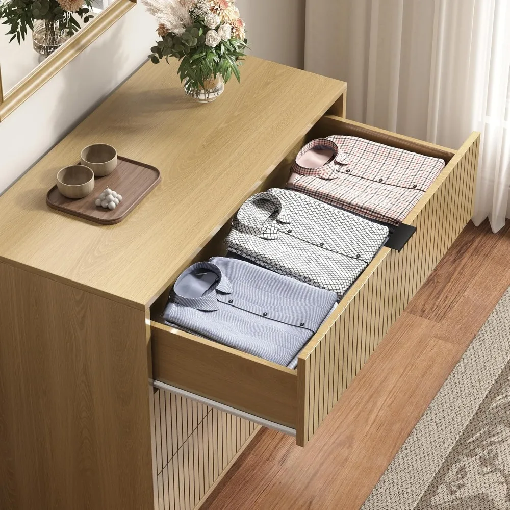 صندوق درج مخدد معاصر مقاس 32 بوصة مع مقابض معدنية لغرفة النوم وغرفة المعيشة وتخزين المدخل