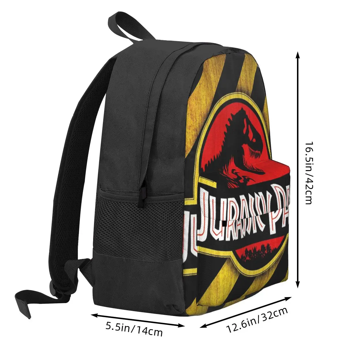 Dinsaur-mochila Jurassic Park para mujer, Bolsa Escolar clásica con estampado 3D para estudiantes, mochila para ordenador portátil, mochila de viaje de gran capacidad para niños