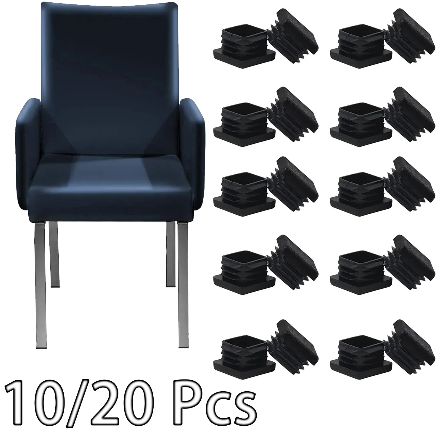 2-10-20-pcs-retangulo-branco-quadrado-plastico-tampas-de-extremidade-tampa-tubo-insercoes-plug-bung-aco