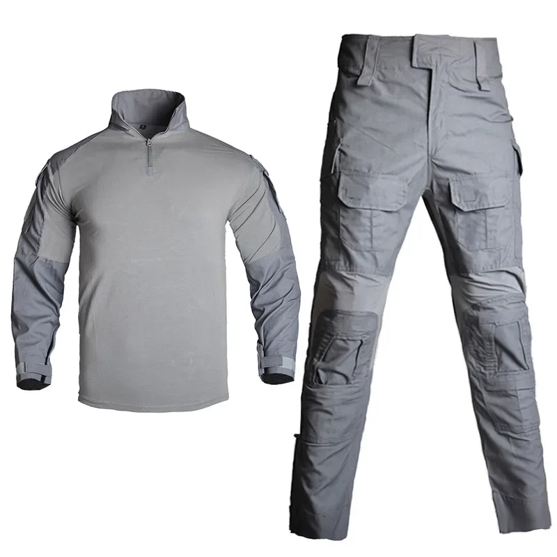 G3 Combat Uniform Tactical BDU Shirt Pants Suit Men Camo Outdoor Airsoft Sniper Training Clothing Multicam Black Hunting Clothes view 6