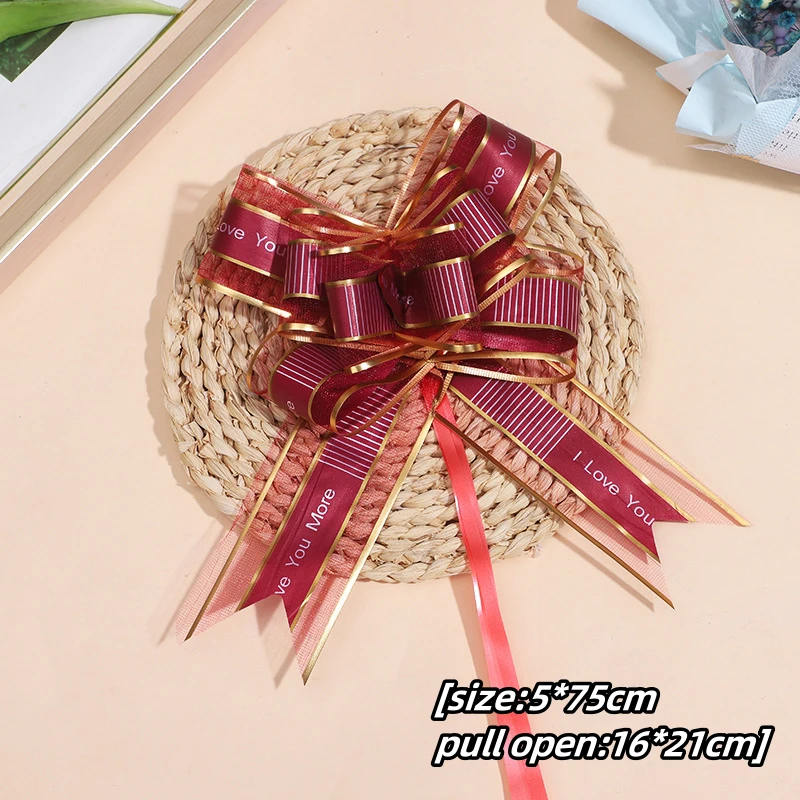 10/50/100Pcs Gifts Ribbons Bows Polychrome