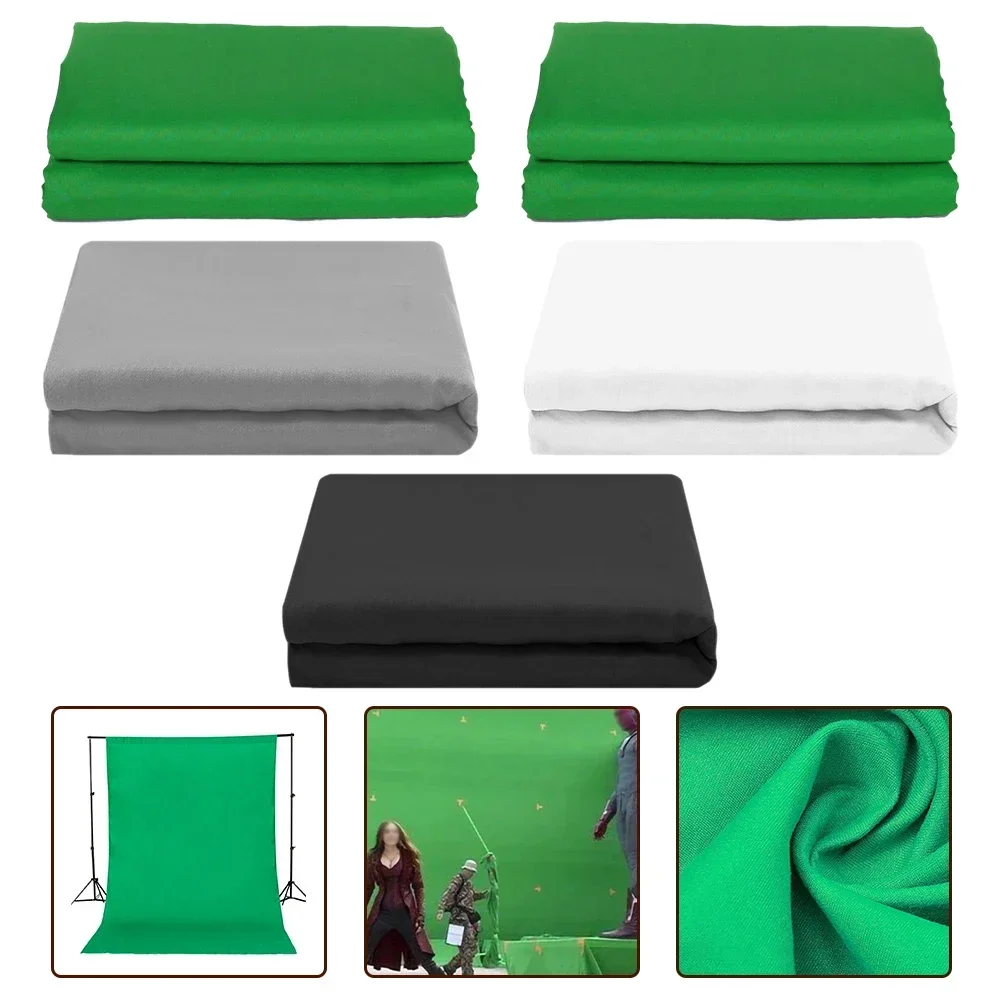 Photography Background Green Screen Cotton Blended Polyester Mixed Color Washable Photographic Equipment For Film Television