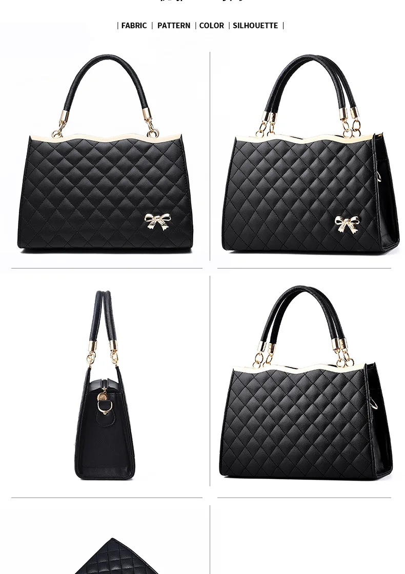 Einfarbig Mode Frauen Handtaschen Weiche Leder Tote Tasche Casual Große Umhängetaschen für Frauen Neue Schulter Messenger Taschen – Detail 17