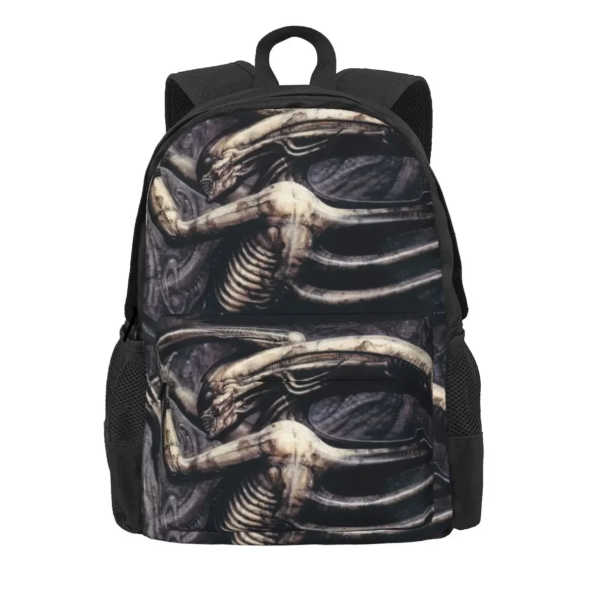 Alien Xenomorph HR Giger zaini ragazzi ragazze Bookbag bambini borse da scuola cartone animato bambini zaino Laptop zaino borsa a tracolla