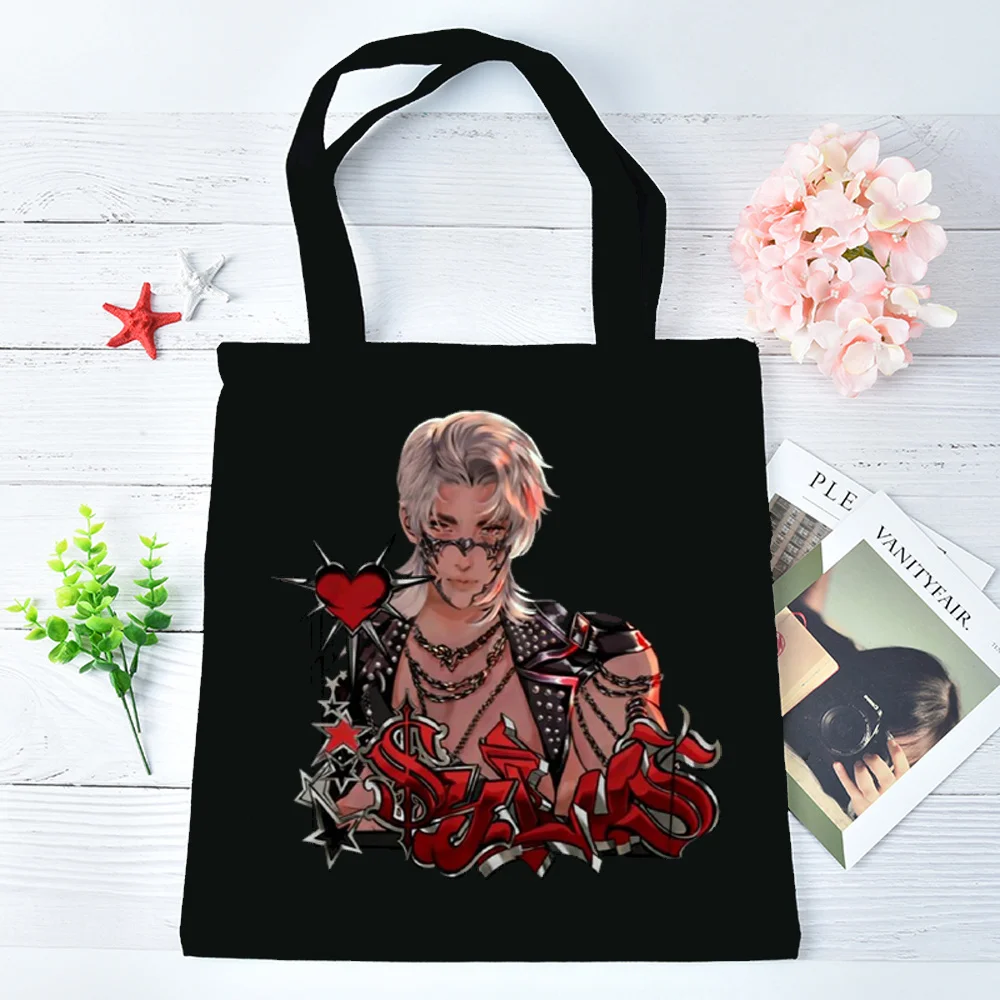 Love And Deepspace tote bag y2k reusable grocery shopper foldable femme