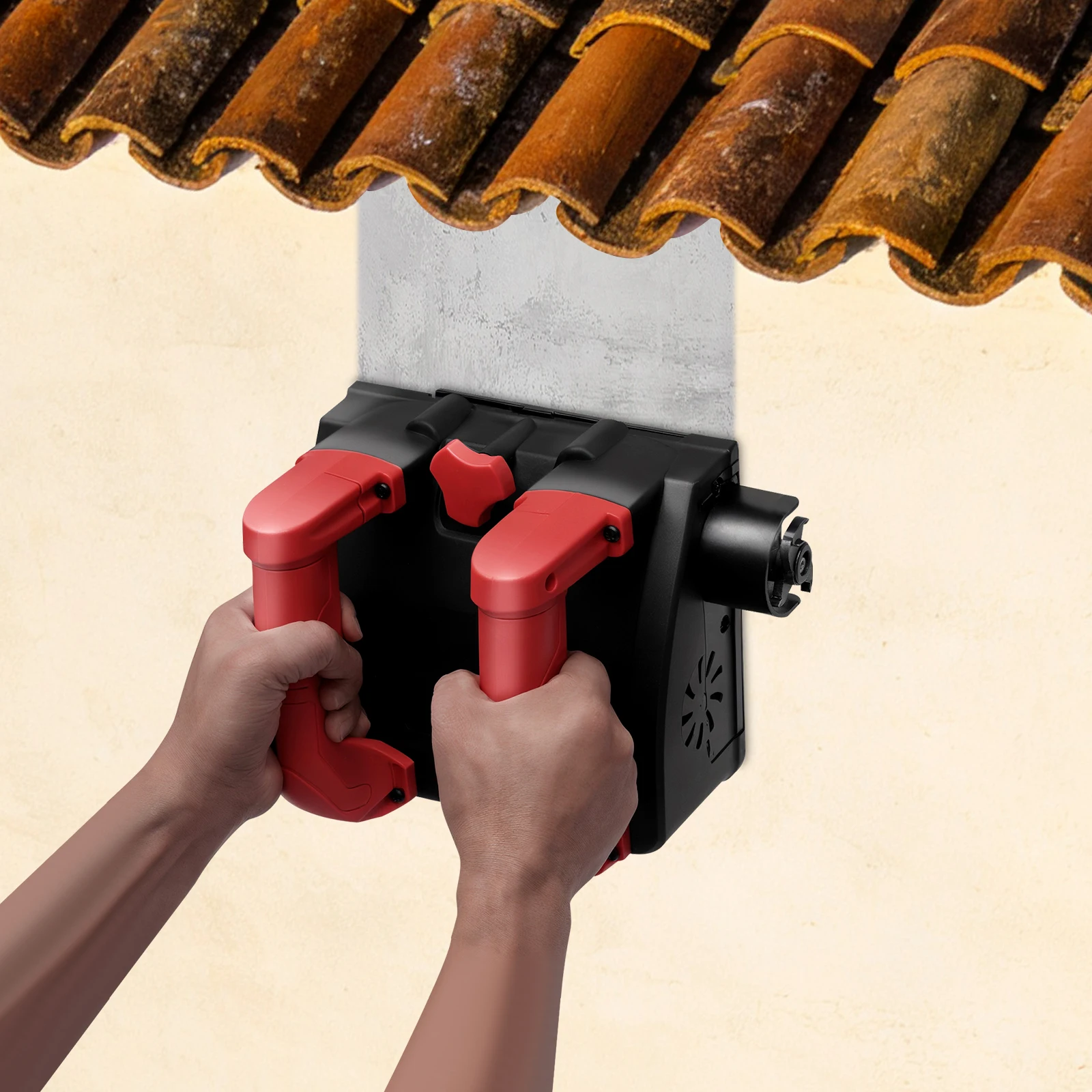 Elektrischer Wandhobel 1200W Spachtelmaschinenentferner 26 Klingen Variable Geschwindigkeit 1000-4000 U/min 16cm Hobelbreite Einstellbare Tiefe 1-4mm Wand Decke Boden Renovierung Innen- und Außenbereich EU-Stecker 220V – Detail 14