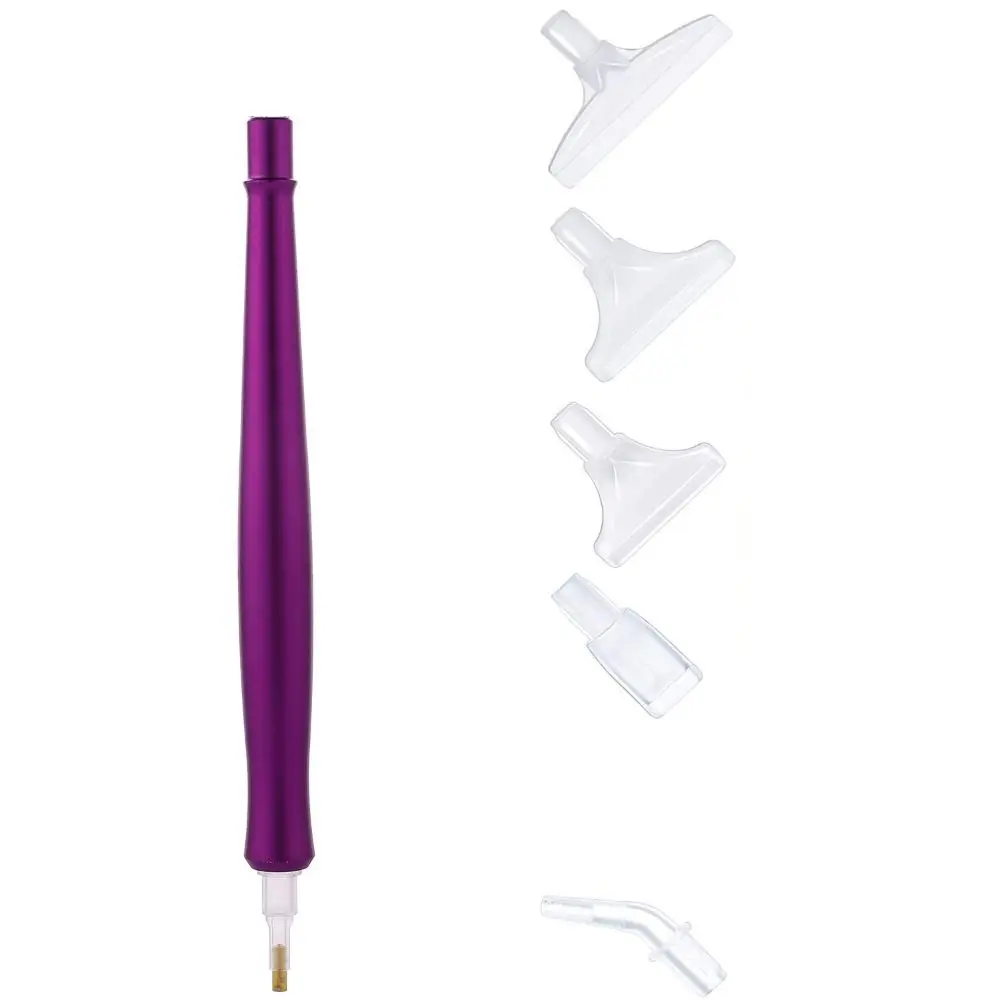 

Набор для алмазной вышивки 5D: ручка-аппликатор из сплава, инструмент для работы с кристаллами, ручные инструменты с многопозиционными наконечниками для рукоделия