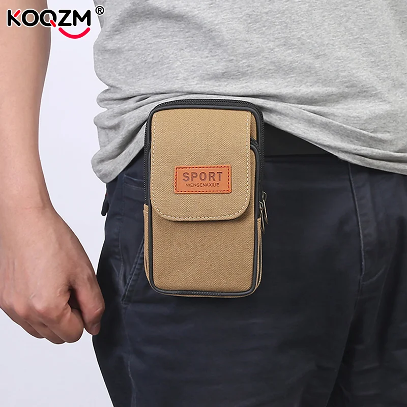 

Belt Phone Case Multifunctional Phone Carrying Case Belt Mobile Phone Case For Men Large Smartphone Bag Belt Bag For Camping